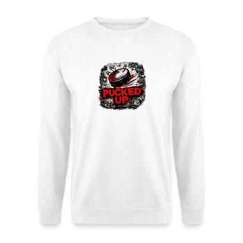 Punk graffitier déformé - Sweat-shirt Unisexe - blanc - Devant