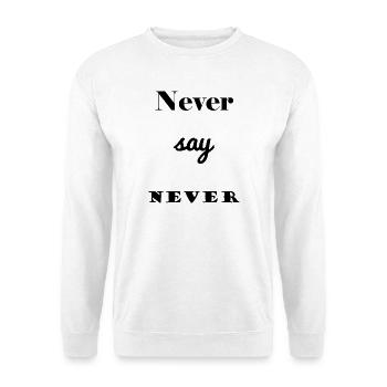 MESSAGE. QUOTES. QUOTES. HUMOR. FUNNY. DAD - Unisex Sweatshirt - white - Front
