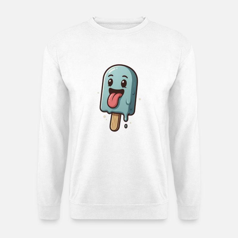 Laughing popsicles - Unisex Sweatshirt - white