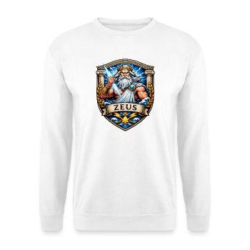 Bouclier d’Orage Zeus - Sweat-shirt Unisexe - blanc - Devant