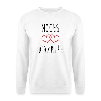Azalea's Wedding 57 years of marriage - Unisex Sweatshirt - white - Front