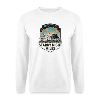 Art Riso de Gravel Night Miles - Sweat-shirt Unisexe - blanc - Devant