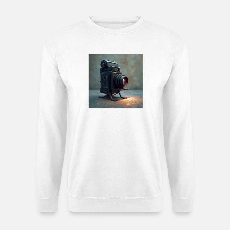 Kamera - Unisex Pullover - Weiß