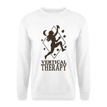 Vertical Therapy: Bouldering & Climbing Boho Design - Unisex Sweatshirt - white - Front