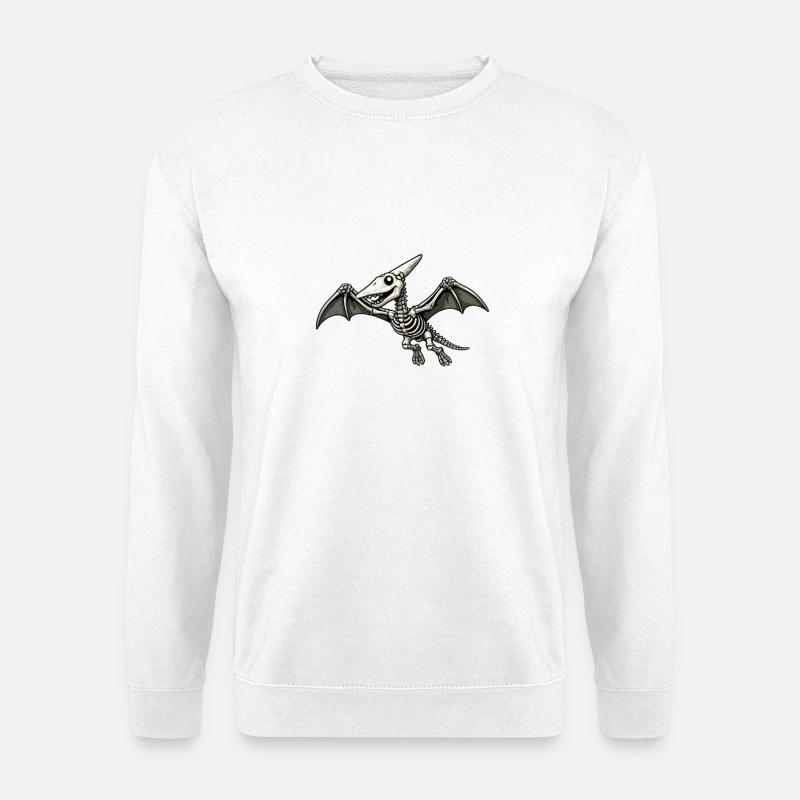 Pterosaur Skeleton - Unisex Sweatshirt - white