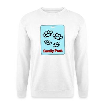 Family Pack - Unisex Sweatshirt - white - Front
