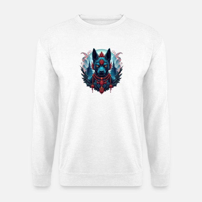 Temple Beast Awakening - Unisex Pullover - Weiß