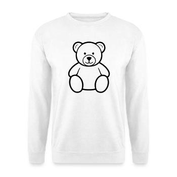 bear - Unisex Sweatshirt - white - Front