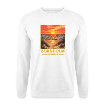 Ostsee Sonenuntergang Bornholm - Unisex Pullover - Weiß - Vorne