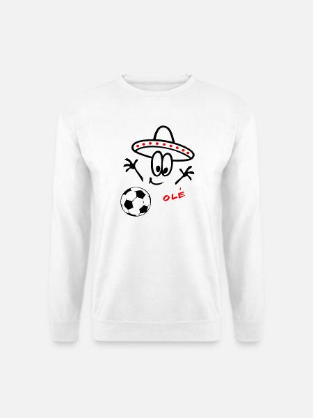 Sombrero Fußball - Unisex Pullover - Weiß