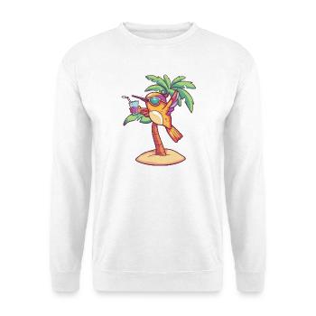 Kolibri Vogel Sommer Urlaub - Unisex Pullover - Weiß - Vorne