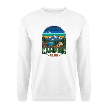Randonnée - Aventure en plein air - Club de camping - Sweat-shirt Unisexe - blanc - Devant