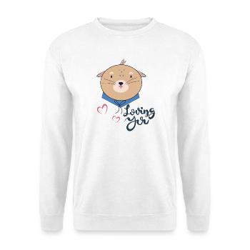 Nounours - Sweat-shirt Unisexe - blanc - Devant