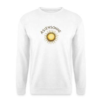 Goldene Sonnenstrahlen Emblem - Unisex Pullover - Weiß - Vorne