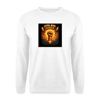 Poing Solaire - Sweat-shirt Unisexe - blanc - Devant