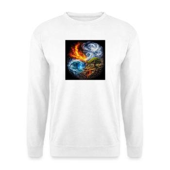 Les Éléments - Sweat-shirt Unisexe - blanc - Devant