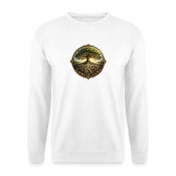 Lebensbaum - Baum des Lebens - Unisex Pullover - Weiß - Vorne