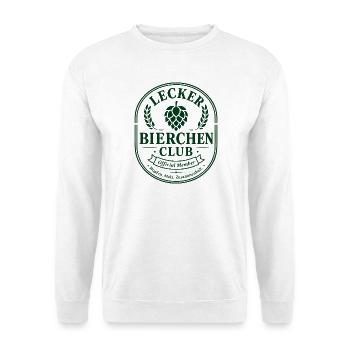  Bierliebhaber BIER-BIERCHEN saufen Urlaubsreise - Unisex Pullover - Weiß - Vorne