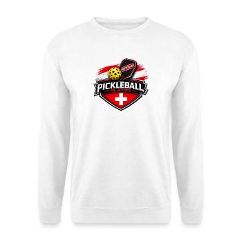 Pickleball SUISSE - Sweat-shirt Unisexe - blanc - Devant