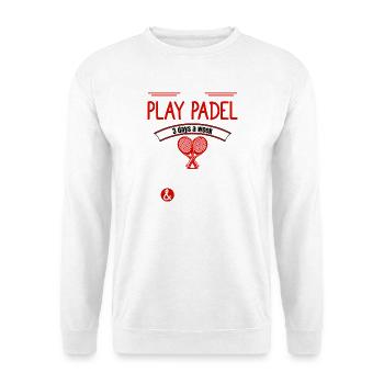 Padel Addict Quote - Unisex Sweatshirt - white - Front