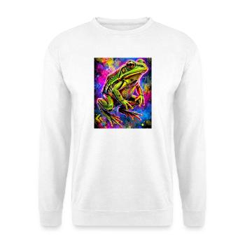 Frosch - Unisex Pullover - Weiß - Vorne