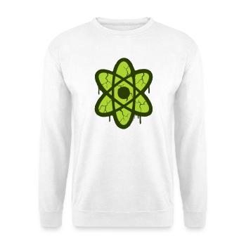 Atom Symbol Graffiti Logo - Unisex Pullover - Weiß - Vorne