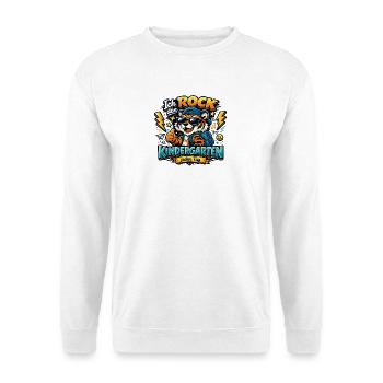 Ich rock den Kindergarten jeden Tag - Unisex Pullover - Weiß - Vorne