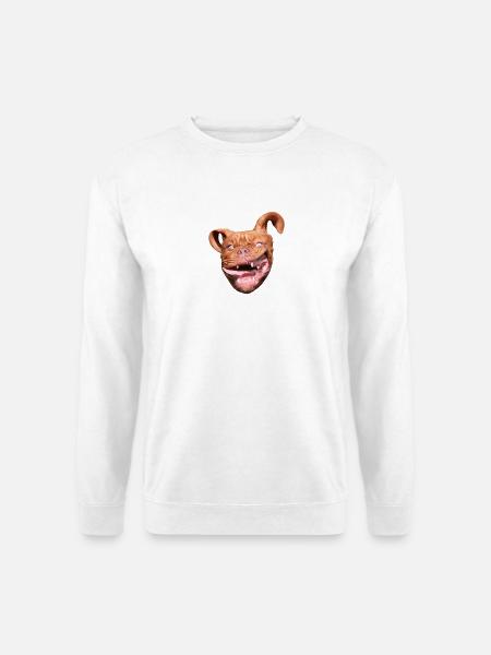 Bordeaux Dogge Willow  - Unisex Pullover - Weiß