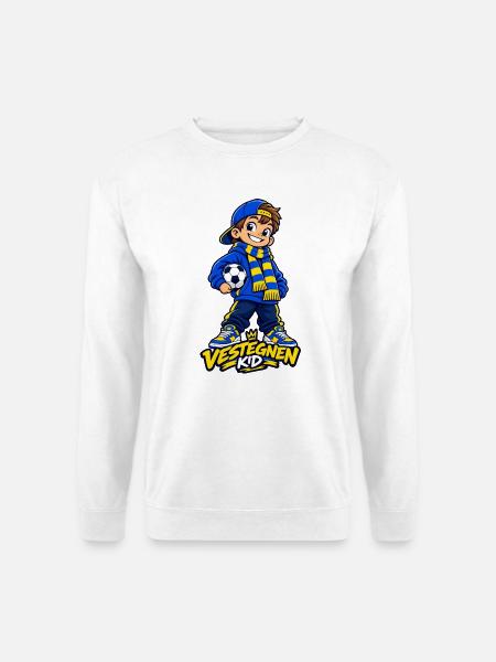 Vestegnen_kid_mascot - Unisex Pullover - Weiß