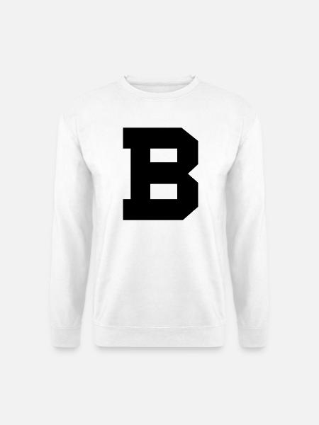 B - Unisex Pullover - Weiß