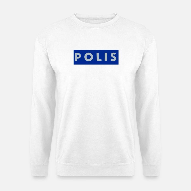 Polizei - Unisex Pullover - Weiß