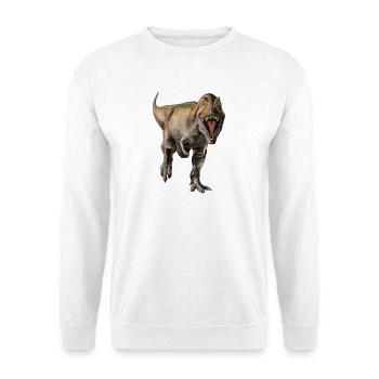 Dinosaur - Sweat-shirt Unisexe - blanc - Devant