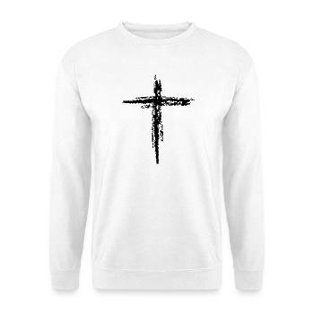 cross - Unisex Sweatshirt - white - Front