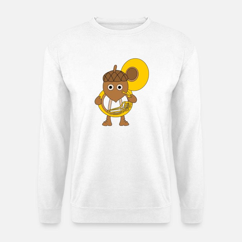 Tuba-Nuss - Unisex Pullover - Weiß