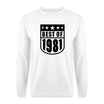Best of 1981 - Unisex Sweatshirt - white - Front