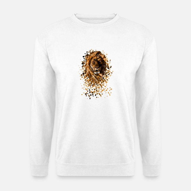 Löwe - Unisex Pullover - Weiß