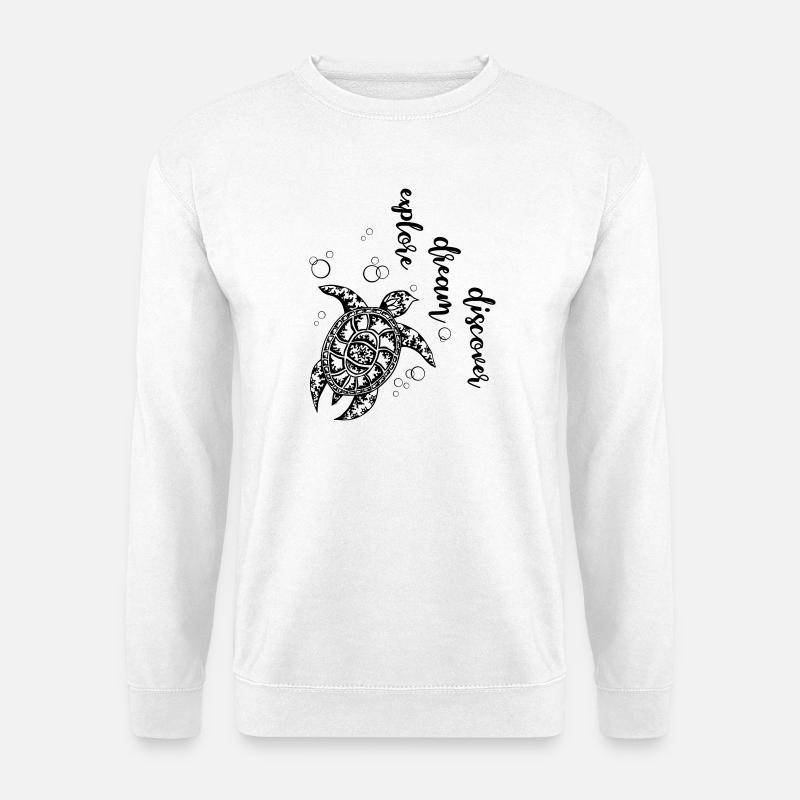 Explore Dream Discover - Unisex Sweatshirt - white