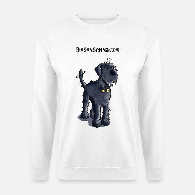 Süßer Riesenschnauzer - Unisex Pullover - Weiß
