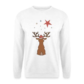Weihnachten - Unisex Pullover - Weiß - Vorne