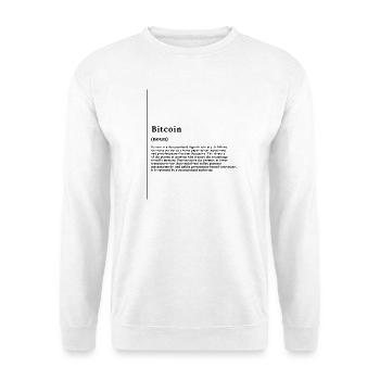 Conducteur de scooter néon avec des flashes d’art urbain - Sweat-shirt Unisexe - blanc - Devant