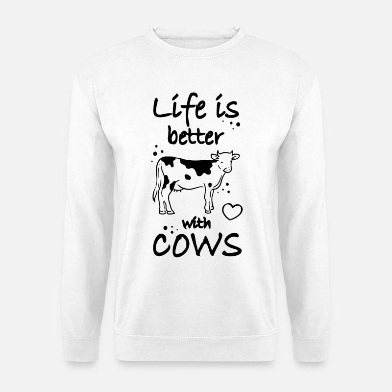 Kuhhalter - Unisex Pullover - Weiß