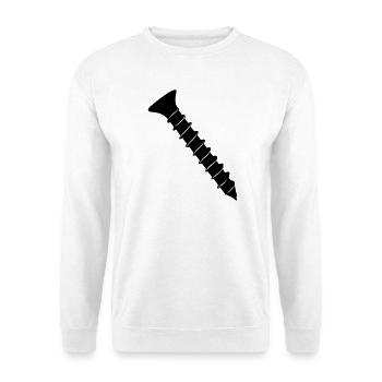 Screw - Unisex Sweatshirt - white - Front
