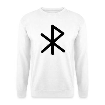 Liebe Viking Runes LIEBE - Unisex Pullover - Weiß - Vorne
