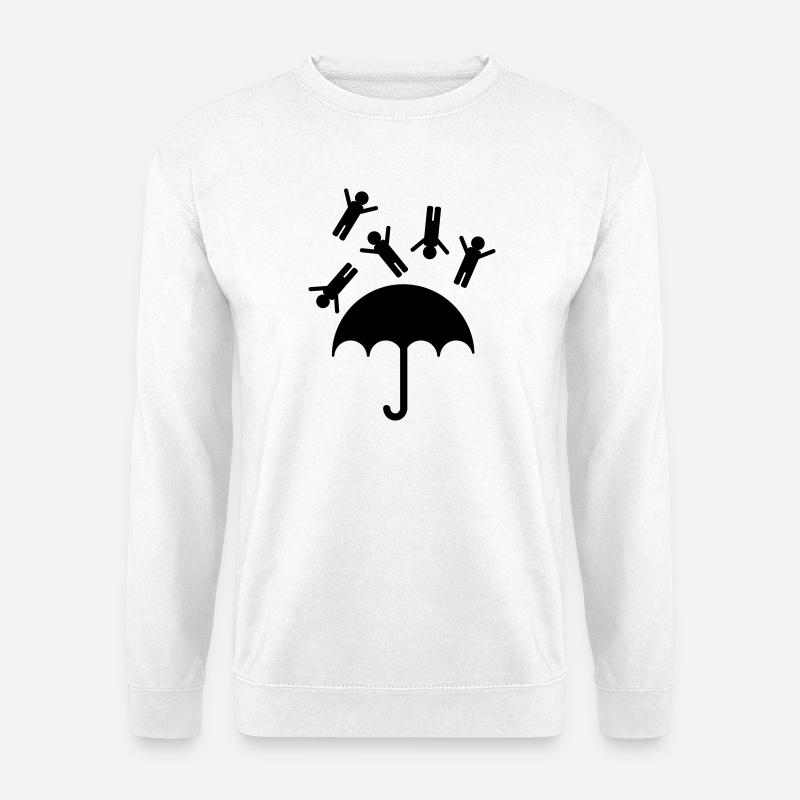 raining men - Sweat-shirt Unisexe - blanc