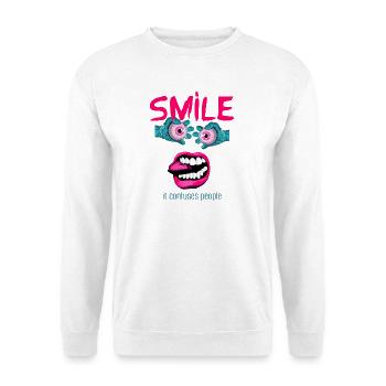 SOURIS, CELA REND LES GENS CONFUS - Sweat-shirt Unisexe - blanc - Devant