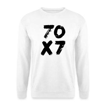 70x7: Infinite Forgiveness - Gospel of Matthew - Unisex Sweatshirt - white - Front