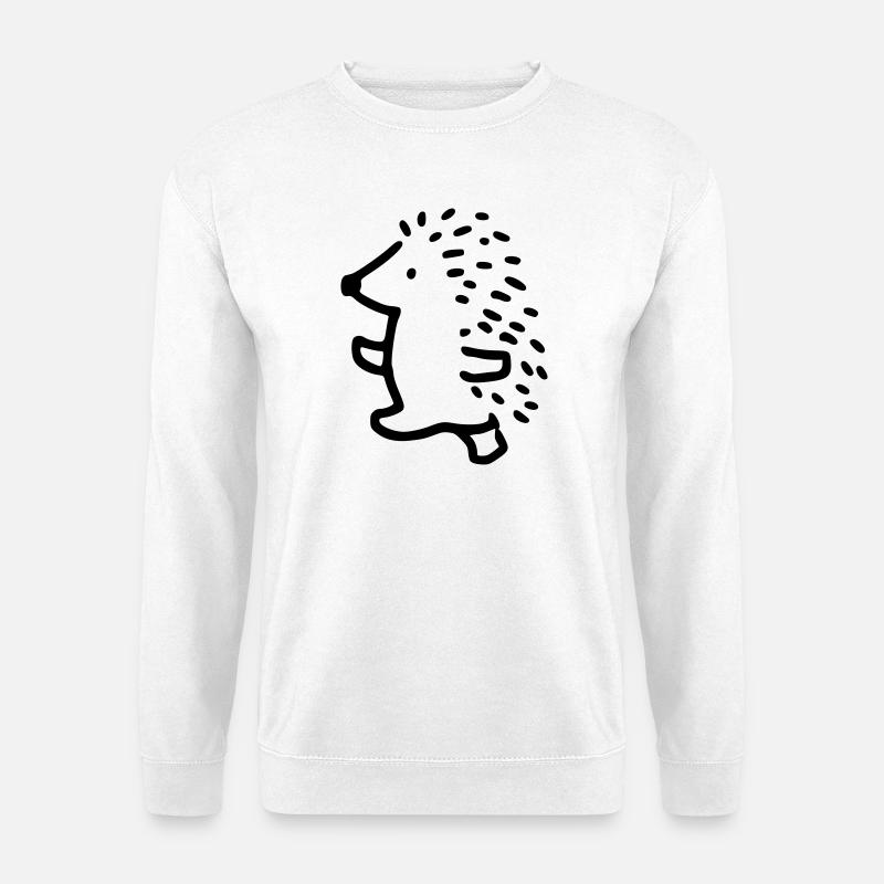Igel - Unisex Pullover - Weiß