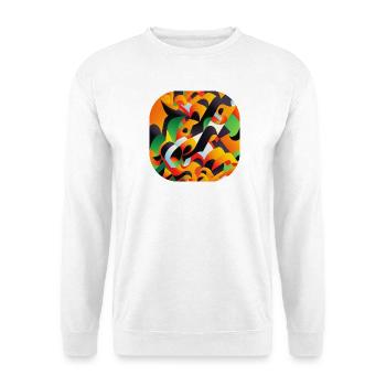 Abstrait - Sweat-shirt Unisexe - blanc - Devant