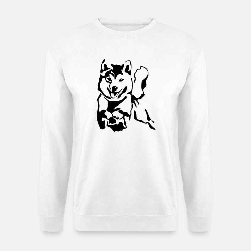 Shiba Inu - Unisex Pullover - Weiß