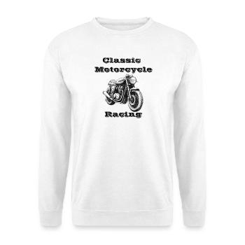 Classic Motorcycle Racing - Unisex Sweatshirt - white - Front